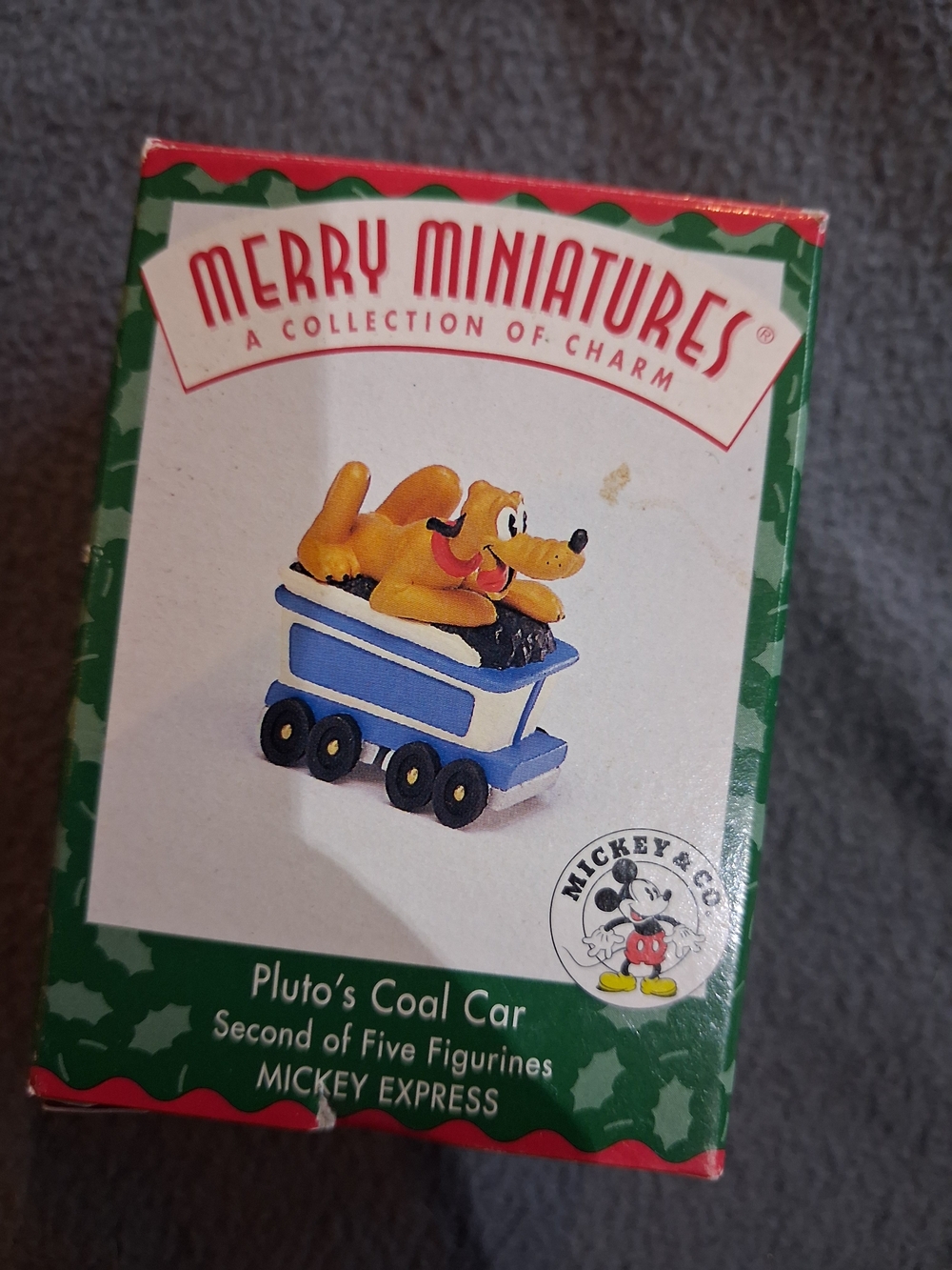 Merry Miniatures Pluto's Coal Car Ornament